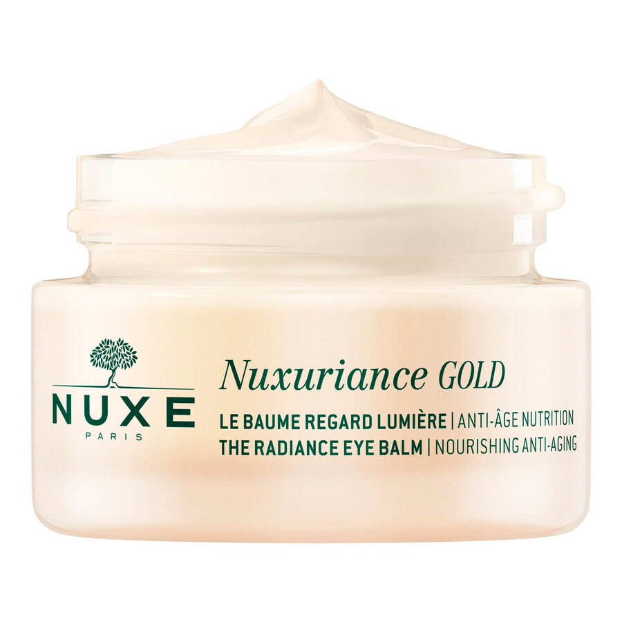 Nuxe Nuxuriance Gold, Balsam iluminator pentru ochi, piele uscată, 15 ml