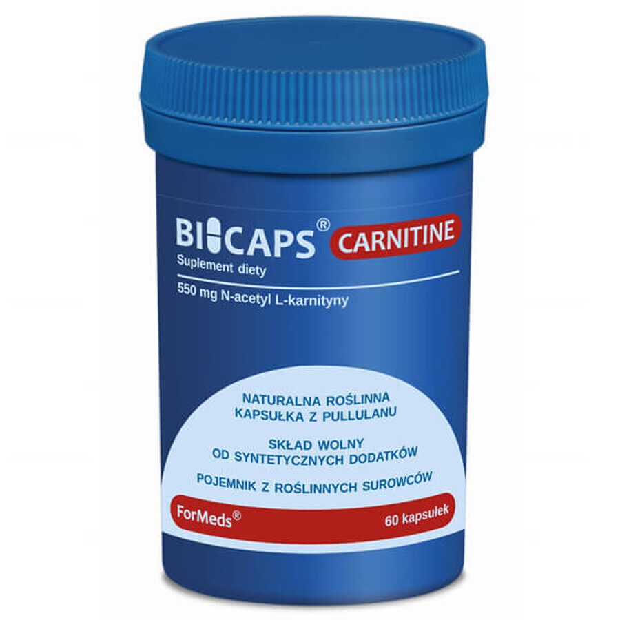 ForMeds, Bicaps Carnitine, 60 capsules