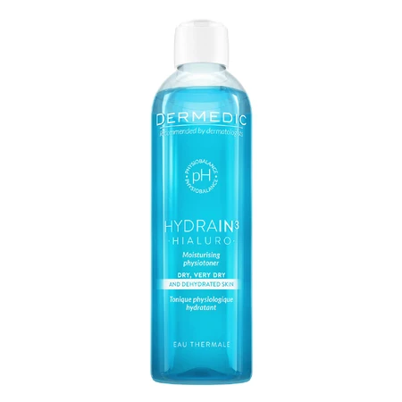 Dermedic Hydrain 3 Hialuro, Feuchtigkeitscreme für das Gesicht, dehydrierte, trockene und sehr trockene Haut, 200 ml