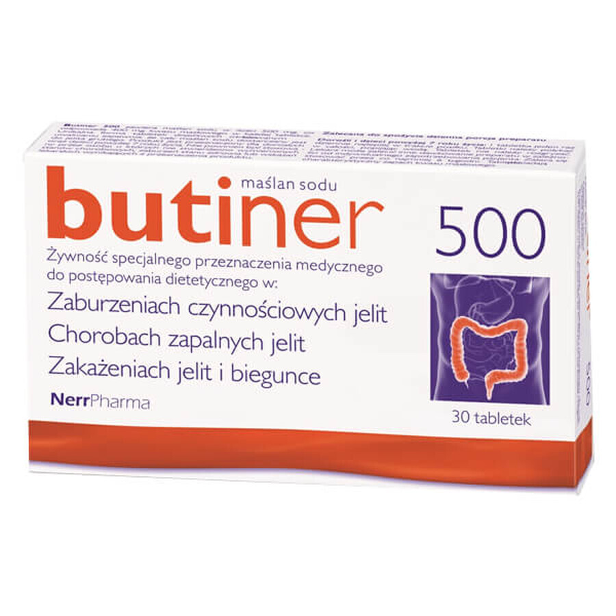 Butiner 500, 30 enterale tabletten