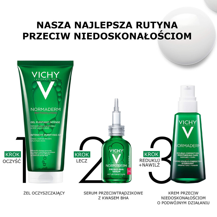 Vichy Normaderm Phytosolution, cremă de corectare a imperfecțiunilor pentru ten cu tendință acneică, 50 ml