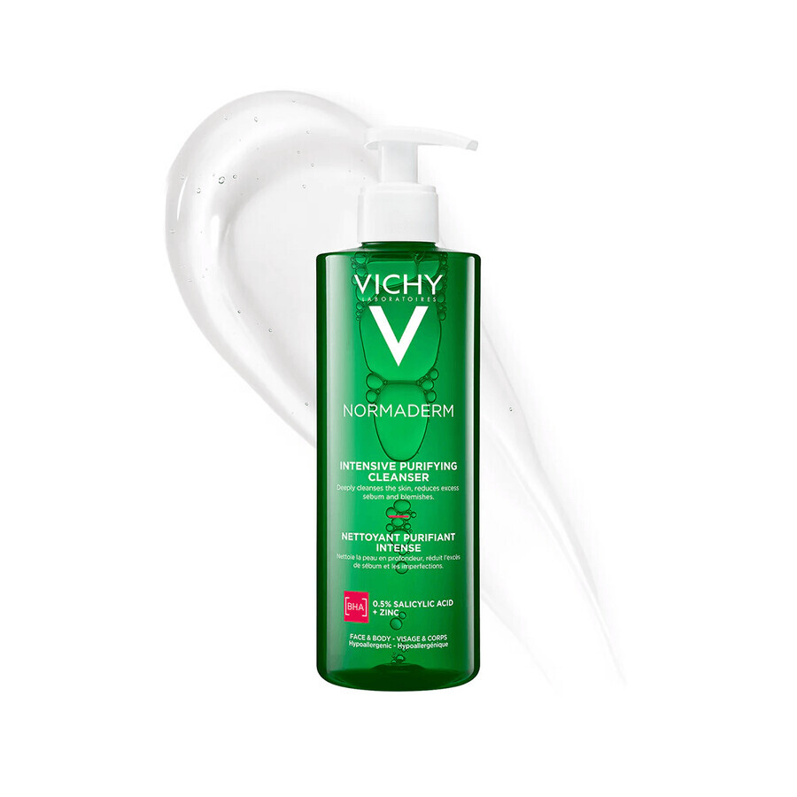 Vichy Normaderm, diepreinigende gel voor gezicht en lichaam, 400 ml