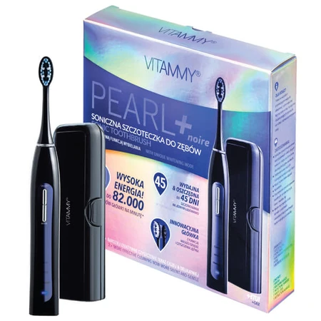 Vitammy Pearl+, sonic toothbrush, black + box, 1 pc