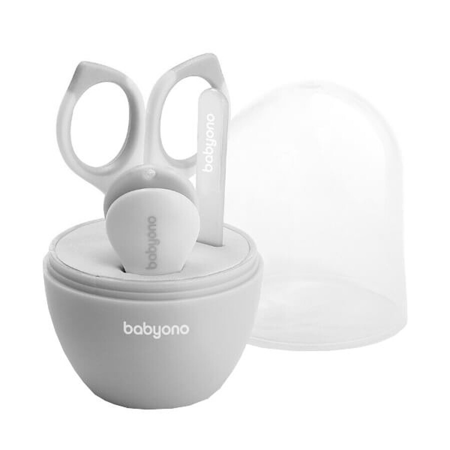 BabyOno, nagelverzorgingsset voor baby's en kinderen, wit, 398/03