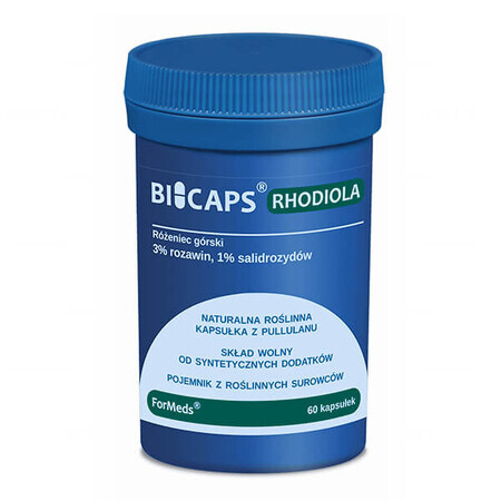 ForMeds, Bicaps Rhodiola, 60 Kapseln