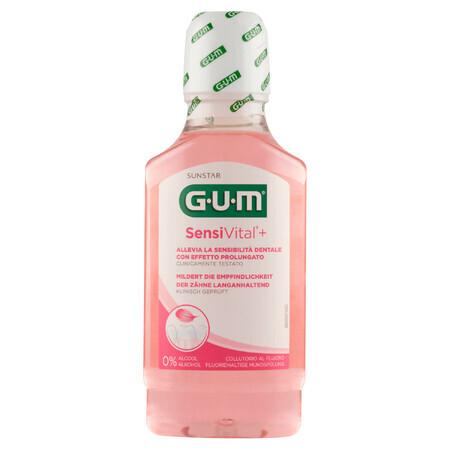 Sunstar Gum SensiVital+, apă de gură pentru reducerea sensibilității dinților, 300 ml