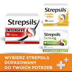 Strepsils Intensief suikervrij sinaasappel 8,75 mg, 24 harde zuigtabletten