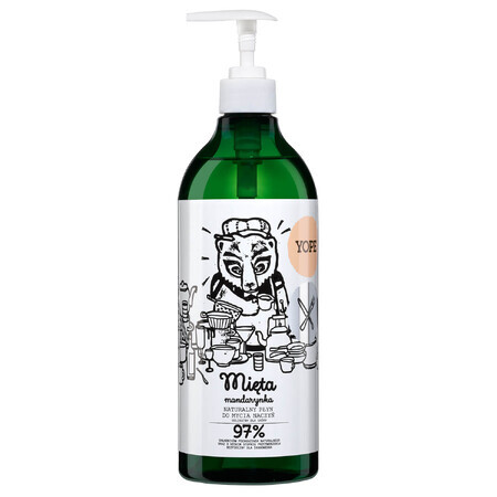 Yope Munt &amp; Mandarijn, natuurlijk afwasmiddel, 750 ml