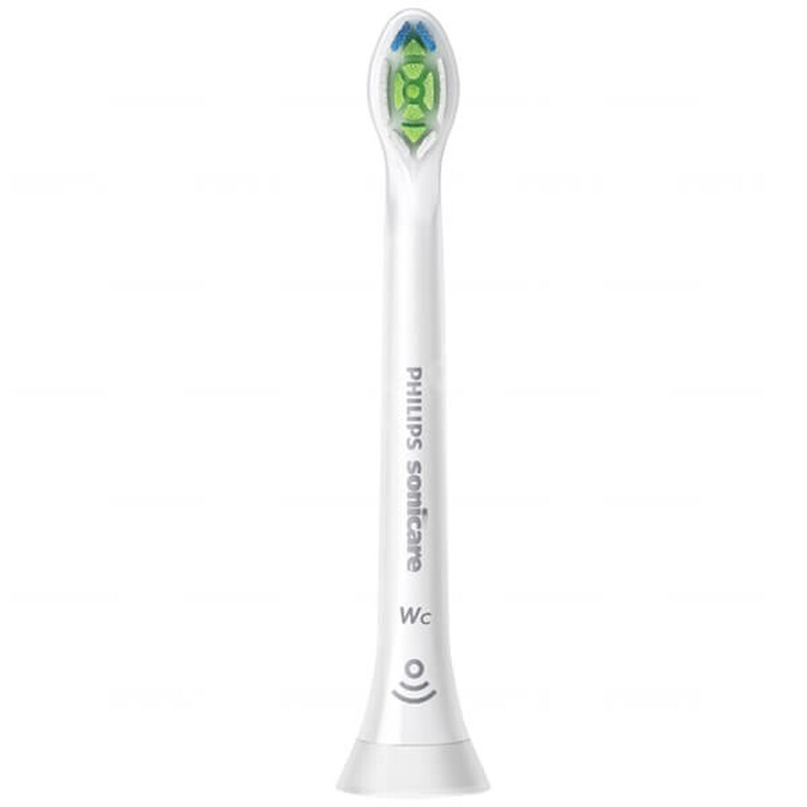 Philips, embouts de remplacement pour brosse à dents sonique Sonicare W2c Optimal White Compact, HX6074/27, blanc, 4 pièces