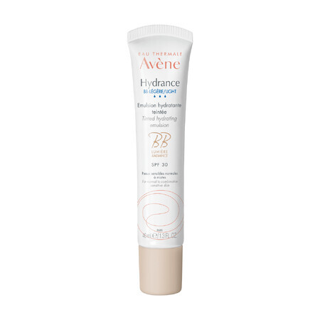 Avene Hydrance BB, tinted moisturizing emulsion SPF 30, light texture, 40 ml