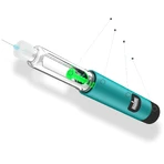 GensuPen 2, automatische insulinepen, turkoois
