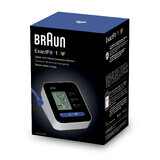 Braun ExactFit 1 BUA5000, tensiomètre automatique pour le bras avec brassard de 22 à 42 cm, noir et blanc