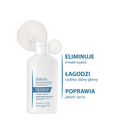 Ducray Kelual DS, antiroosshampoo, ernstige roos, 100 ml