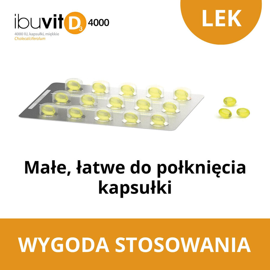 Ibuvit D3 4000 UI, 30 capsule