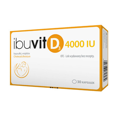 Ibuvit D3 4000 UI, 30 capsule