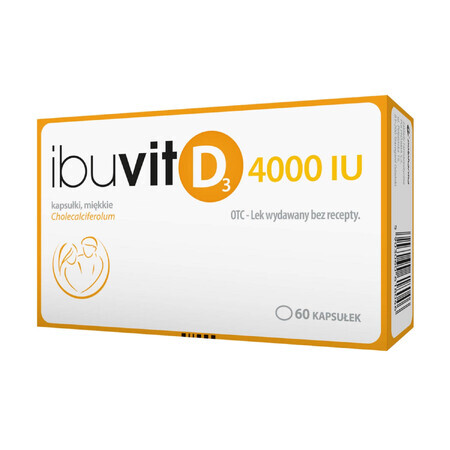 Ibuvit D3 4000 UI, 60 capsule