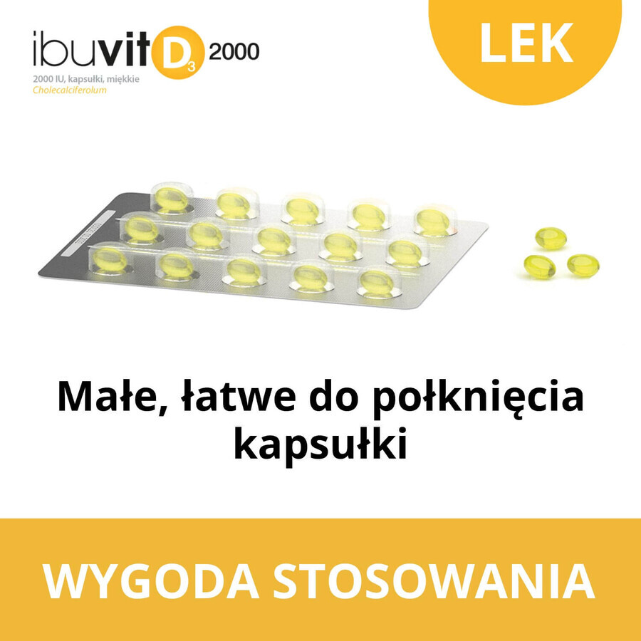 Ibuvit D3 2000 UI, 30 gélules