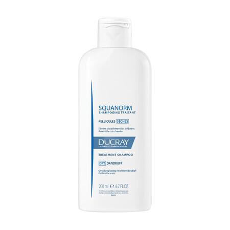 Ducray Squanorm, shampooing antipelliculaire, pellicules sèches 200 ml