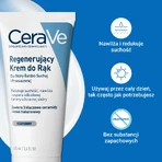CeraVe, regenererende handcrème, zeer droge en vochtarme huid, 100 ml