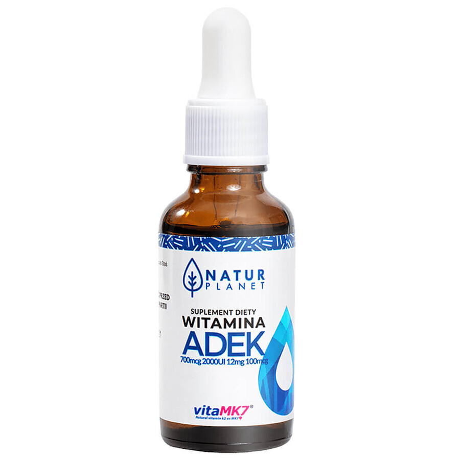 Natur Planet Vitamina ADEK, gotas, 30 ml