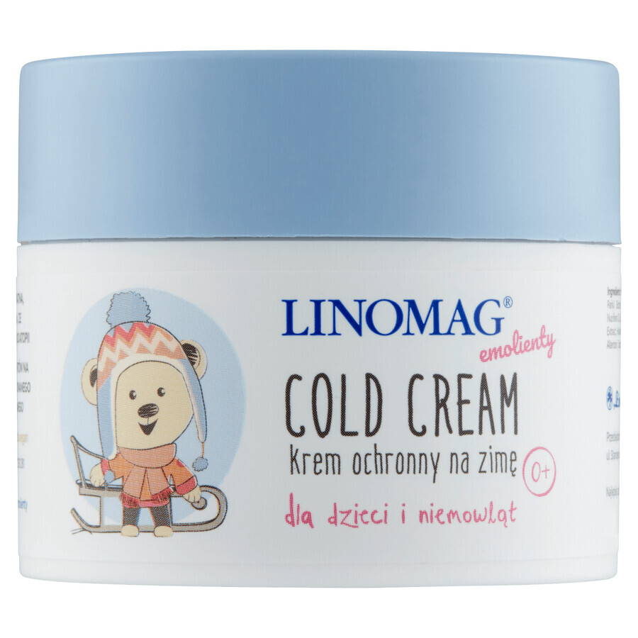 Linomag Emolients Koude Crème, beschermende wintercrème voor baby's en kinderen vanaf dag 1, 50 ml