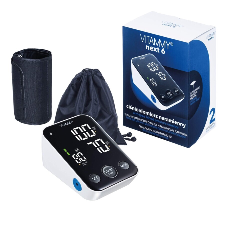 Vitammy Next 6, automatische bovenarm bloeddrukmeter