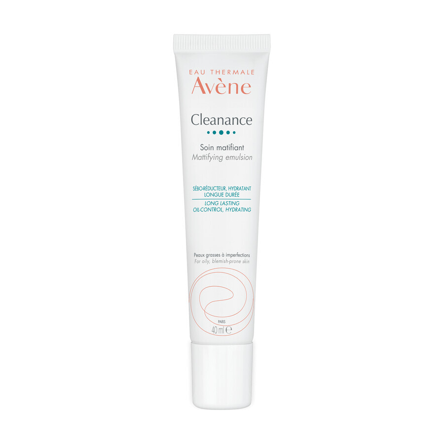 Avene Cleanance, mattifying face emulsion, oily and acne-prone skin, 40 ml