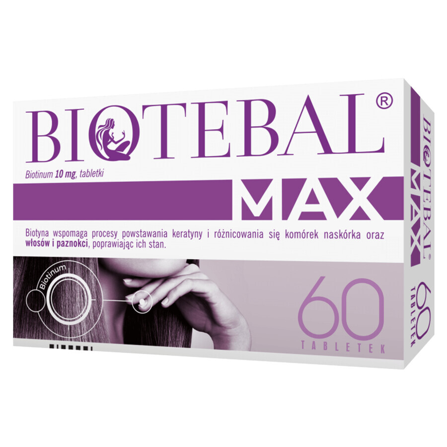 Biotebal Max 10 mg, 60 tabletten