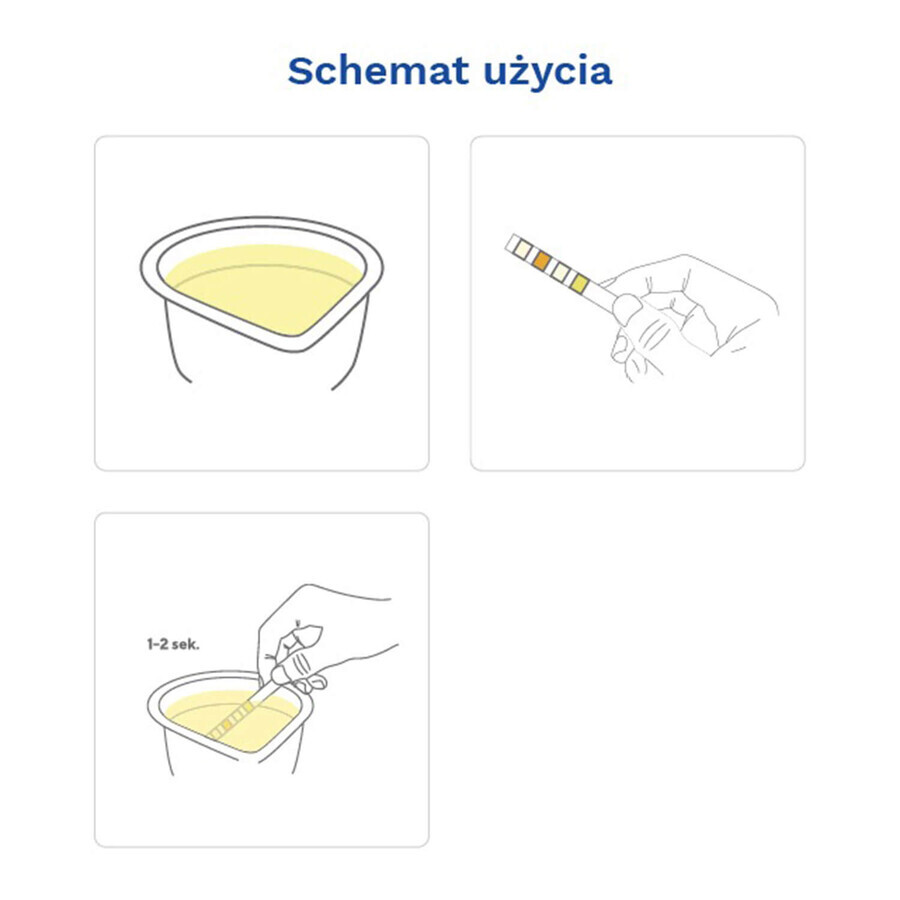 Diather Urinary Tract Infection Test, test à domicile pour la détection des leucocytes, du sang, des nitrites et des protéines dans l'urine, pour les enfants et les adultes, 1 pièce