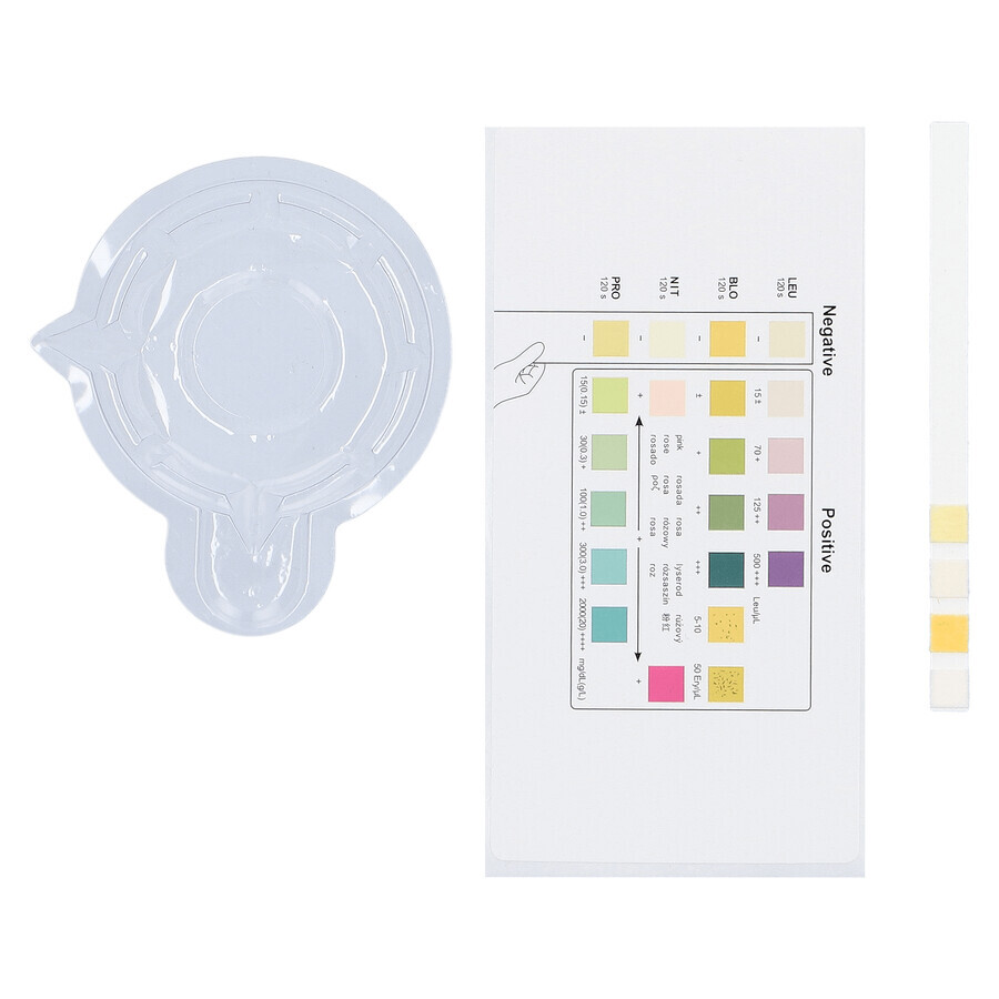 Diather Urinary Tract Infection Test, test à domicile pour la détection des leucocytes, du sang, des nitrites et des protéines dans l'urine, pour les enfants et les adultes, 1 pièce