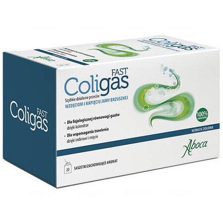 Coligas Fast, kruidenthee, 20 builtjes