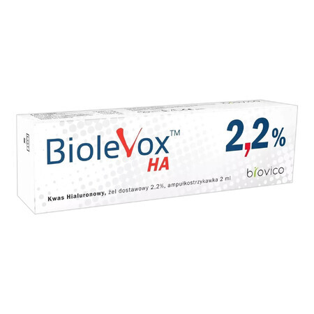 Biolevox HA 2.2%, 2 ml x 1 ampul spuit