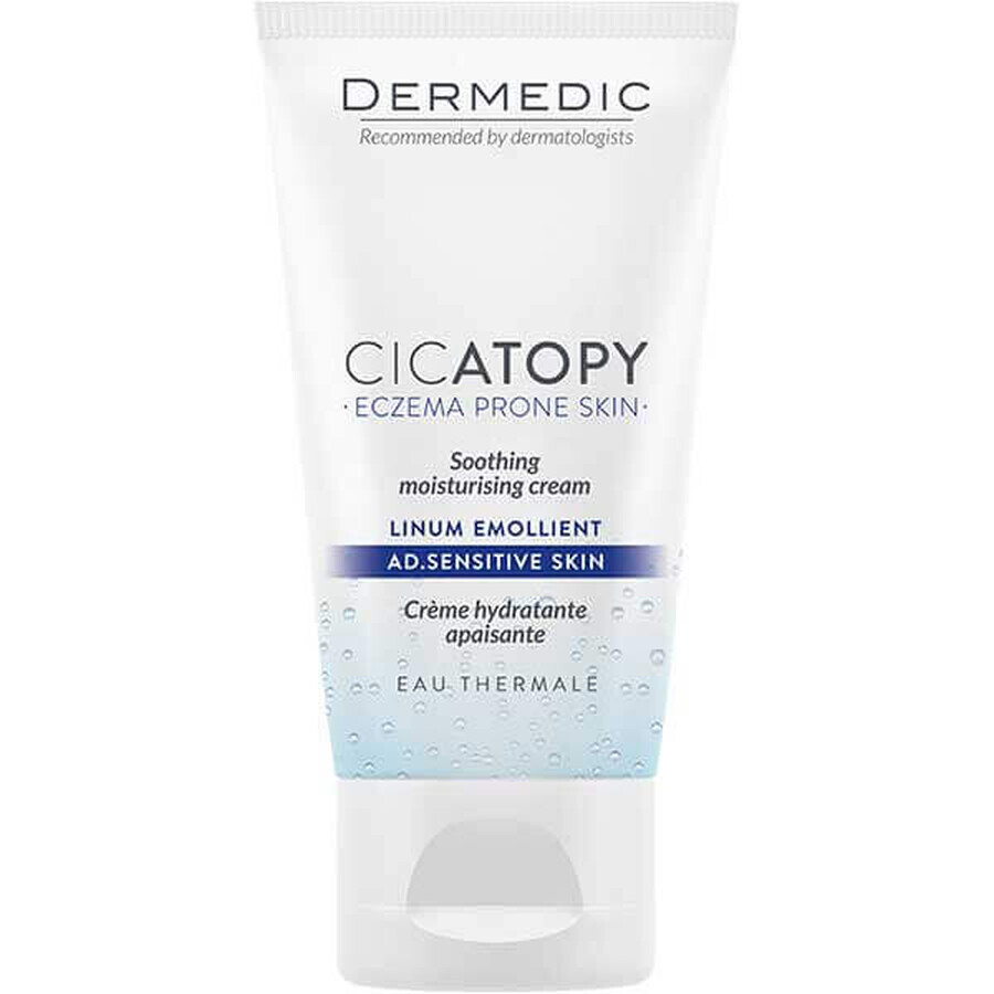 Dermedic Cicatopy, crème apaisante pour le visage, hydratante, peau sèche et atopique, 50 ml