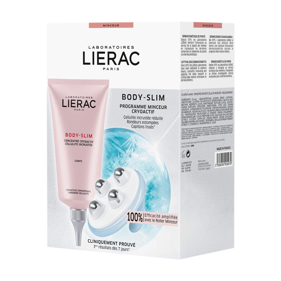 Lierac Body-Slim Programma, cryoactief concentraat 150 ml + massageapparaat