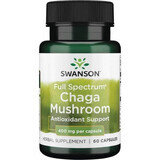 Swanson Full Spectrum Hongo Chaga, 60 cápsulas