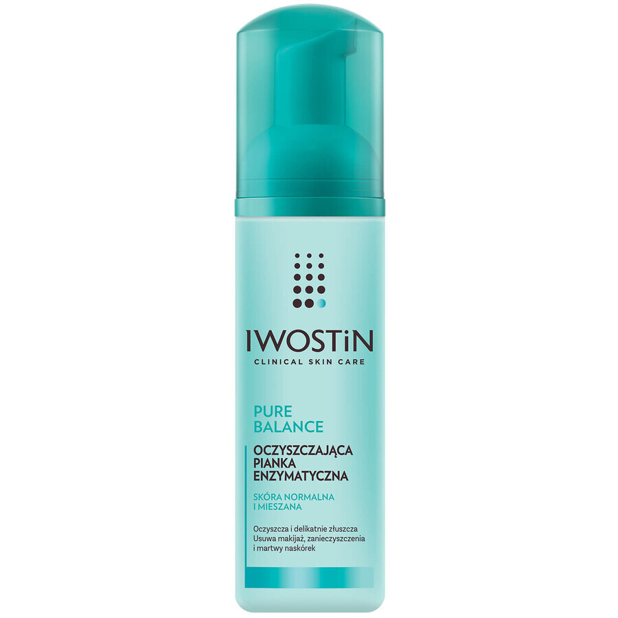 Iwostin Pure Balance, mousse enzymatique purifiante, 150 ml