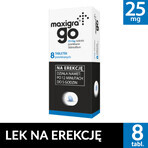 Maxigra Go 25 mg, 8 filmomhulde tabletten