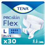 Tena Flex ProSkin, luiers, maat L, 83-120 cm, Plus, 30 stuks