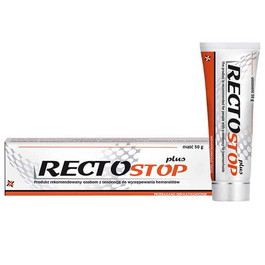 Rectostop Plus, Salbe gegen Hämorrhoiden, 50 g