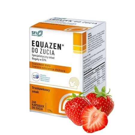 Equazen, strawberry flavor, 240 chewable capsules, Qpharma