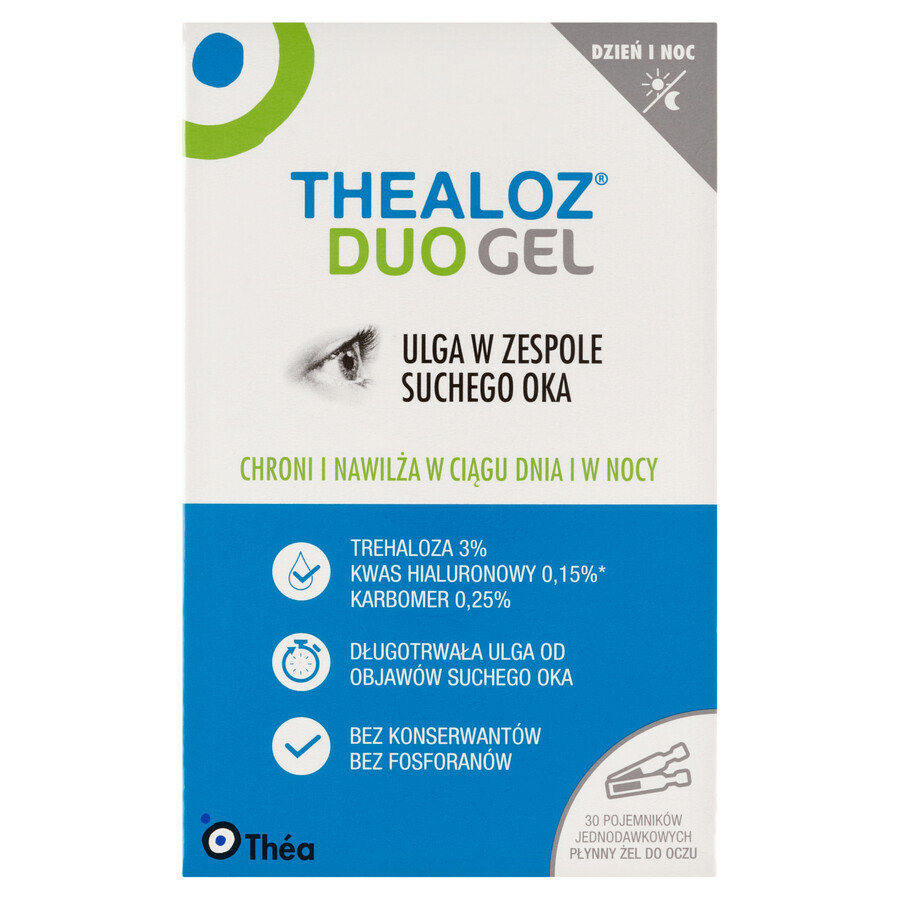 Thealoz Duo Gel, liquid eye gel, 0.4 gx 30 single-dose containers