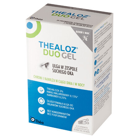 Thealoz Duo Gel, liquid eye gel, 0.4 gx 30 single-dose containers