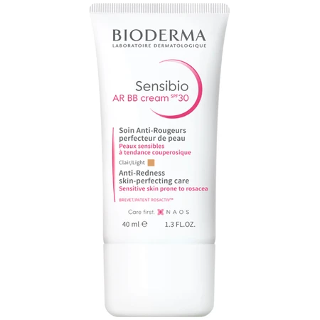 Bioderma Sensibio AR, BB cream per ridurre e mascherare gli arrossamenti, pelle sensibile e vascolare, SPF 30, 40 ml
