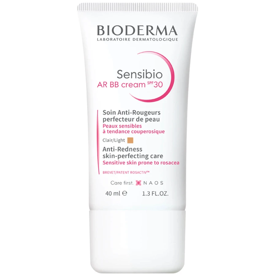 Bioderma Sensibio AR, BB cream per ridurre e mascherare gli arrossamenti, pelle sensibile e vascolare, SPF 30, 40 ml