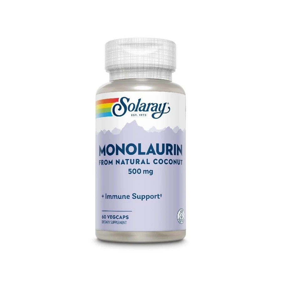 Monolaurin 500mg Solaray, 60 capsules, Secom