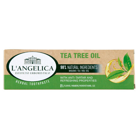 L'Angelica, Tea Tree Olie tandpasta, 75 ml