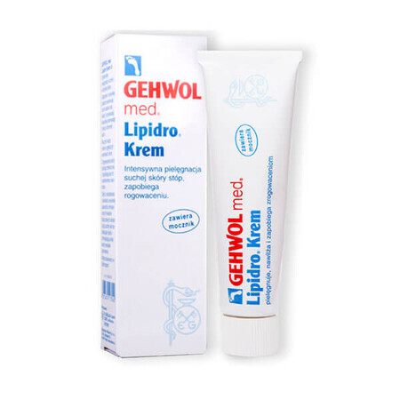 Gehwol Med Lipidro, hydraterende voetcrème, 125 ml