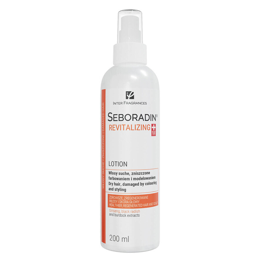 Seboradin Revitalizing, lotion for dry and damaged hair, 200 ml