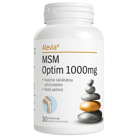 MSM Optim 1000mg, 30 compresse, Alevia