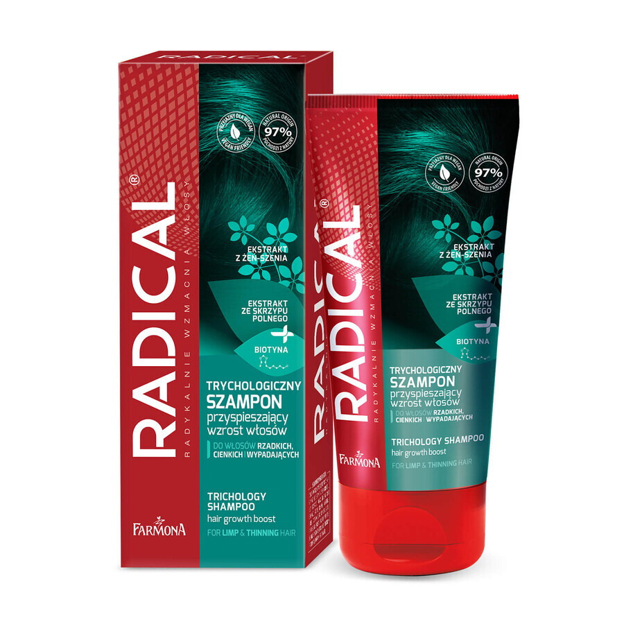 Farmona Radical, shampooing trichologique pour accélérer la croissance des cheveux, 200 ml